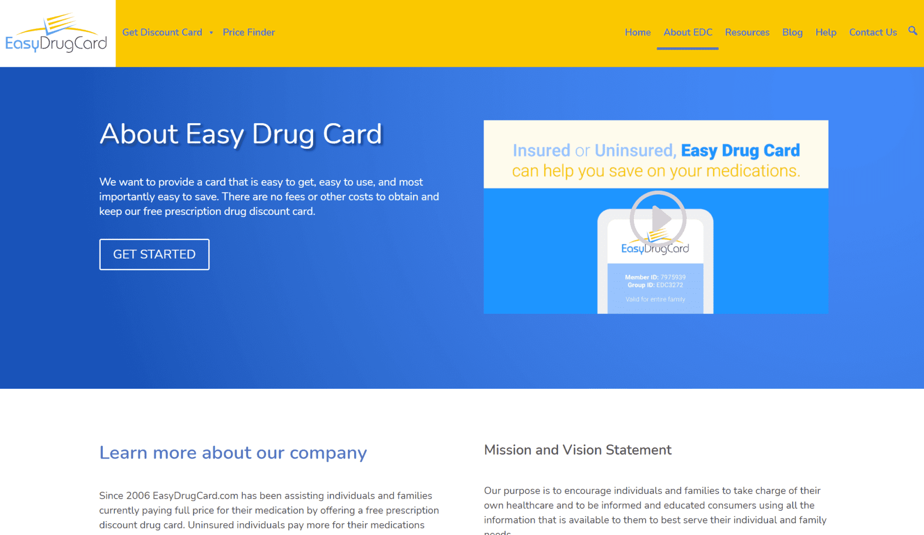 about Easy Drug Card image